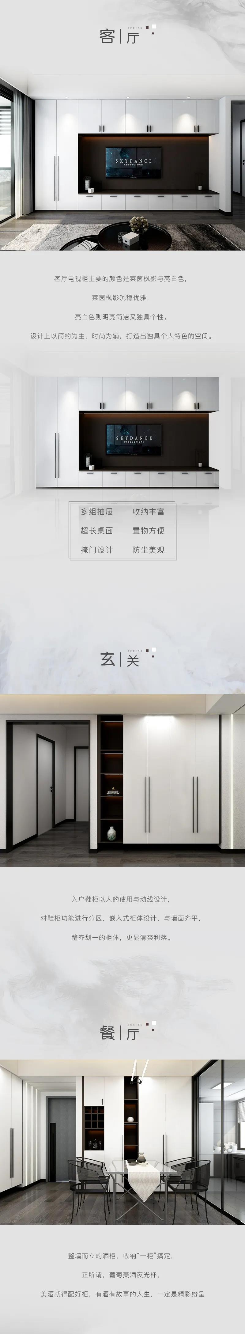 2021华洲木业全屋系列新品——黑白调(图2)